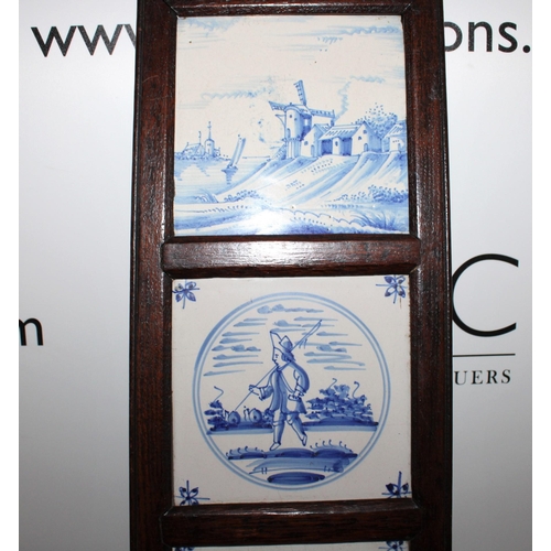 155 - Framed Delft Tile Pictures
Height-61.5cm
Width-17.5cm
Collection Only