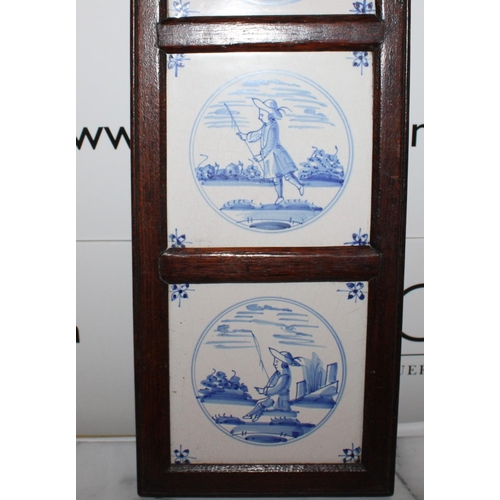 155 - Framed Delft Tile Pictures
Height-61.5cm
Width-17.5cm
Collection Only