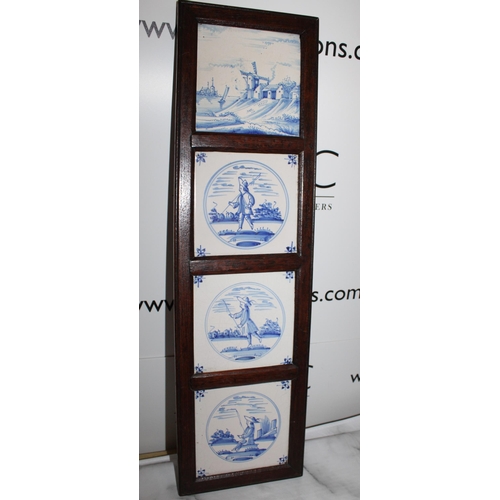 155 - Framed Delft Tile Pictures
Height-61.5cm
Width-17.5cm
Collection Only