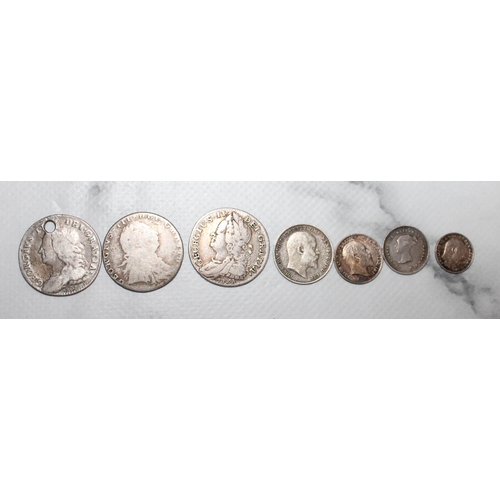 420 - Quantity of Shilling, 3 Pence, 2 Pence and 1 Pence Coin