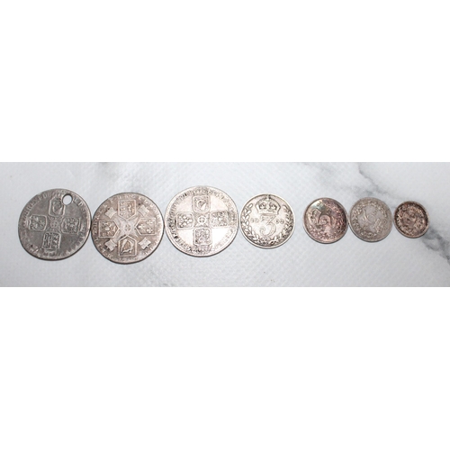 420 - Quantity of Shilling, 3 Pence, 2 Pence and 1 Pence Coin