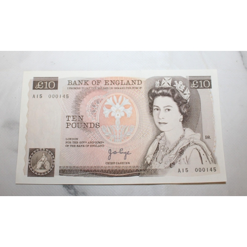 474 - Page £10 Note A15 000145