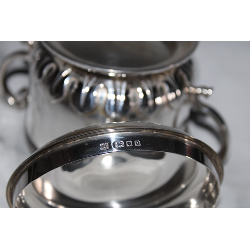 257 - Silver Hallmarked Sugar Bowl- 470gms
Height-12cm