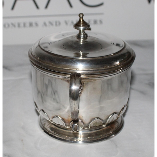 257 - Silver Hallmarked Sugar Bowl- 470gms
Height-12cm