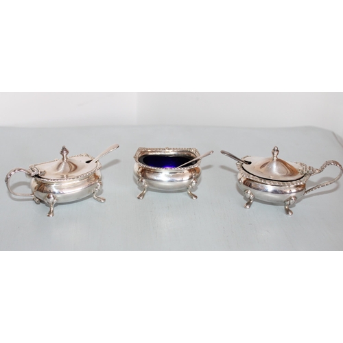 268 - Silver Plated Cruet Set