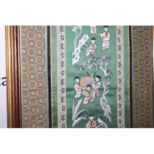 3 - Two Oriental Tapestry/ Material Pictures
Height-72.5cm
Width-35cm
Collection Only