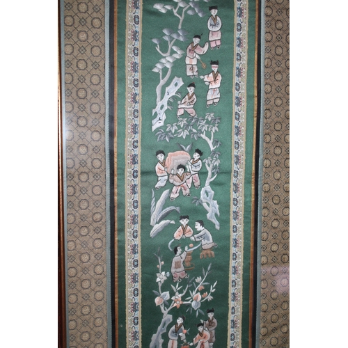 3 - Two Oriental Tapestry/ Material Pictures
Height-72.5cm
Width-35cm
Collection Only