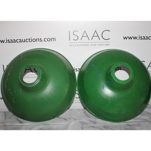 102 - Two Green Metal Light Shades
Diameter-40cm