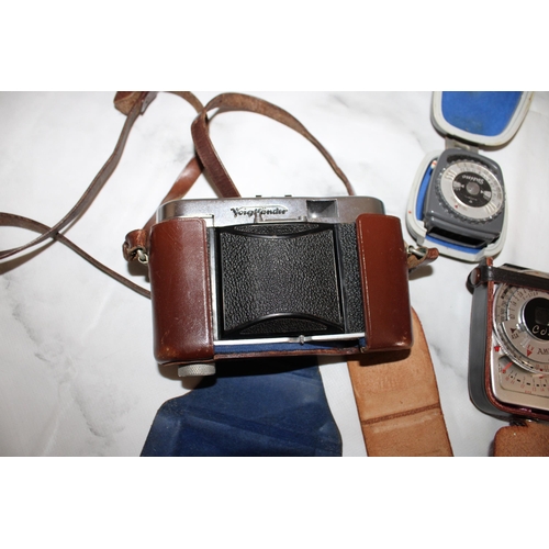 142 - Voigtlander Camera In Case & Accessories Cased (Untested)