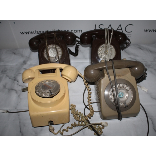 571 - Four Vintage Telephones - All Untested