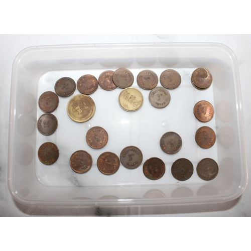 456 - Quantity of Vintage Token Coins