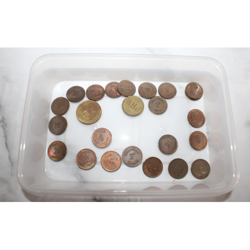 456 - Quantity of Vintage Token Coins