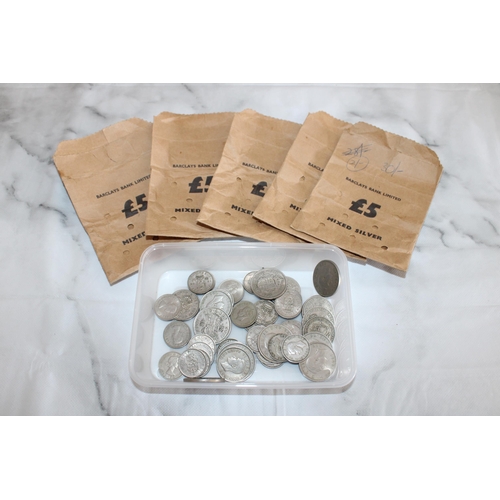 458 - Mixed Post War Coins & Bank Bags