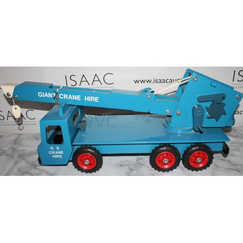 603 - Large Kids Toy G.S Giant Crane Hire Truck
Collection Only
All Proceeds Go To Charity
Length-Includin... 