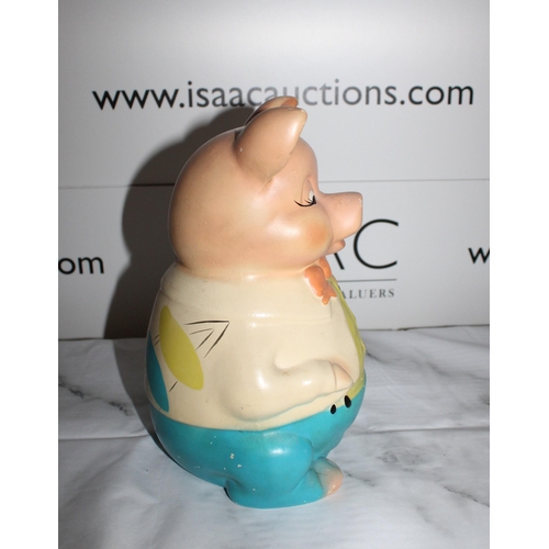 85 - Vintage Ellgreave  Collectable Mr Pig Money Box
Height-23cm
All Proceeds Go To Charity