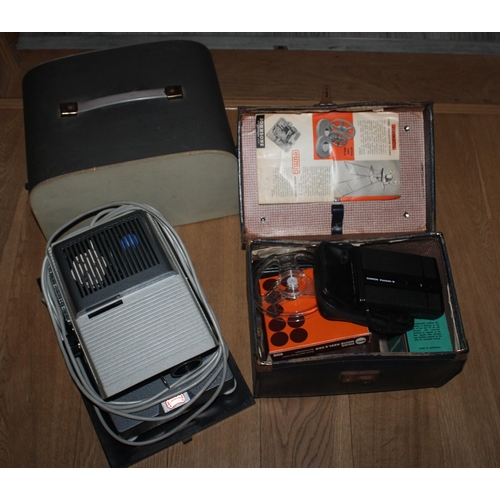 143 - Chinon Pocket Camera and Braun Projector in Cases