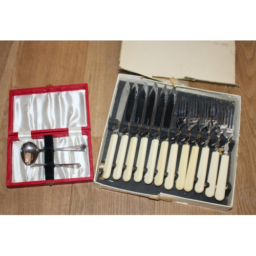 280 - Two Boxed Cutlery Sets