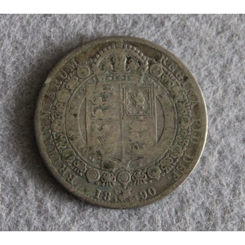 462 - 1890 Victorian Half Crown