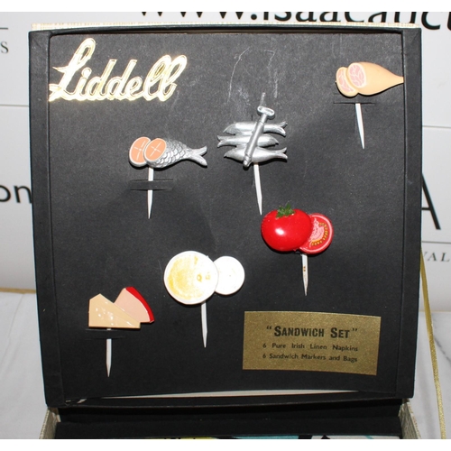 24 - One Vintage Boxed Liddell Sandwich Set & Boxed EPNS Elizabeth R 1953 Spoons
All Proceeds Go To Chari... 