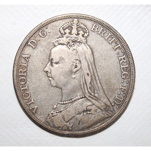 468 - 1889 Queen Victoria Crown