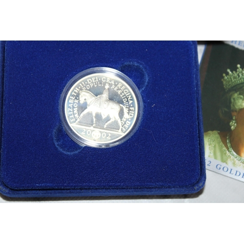 496 - Royal Mint 2002 Golden Jubilee Five Pounds Coin