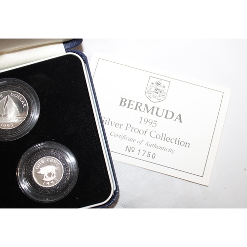 557 - Royal Mint Bermuda 1995 Silver Proof Coin Collection