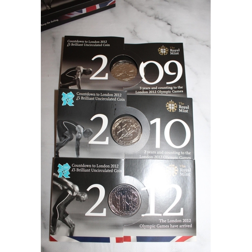 497 - The Royal Mint The Complete Collection 2009-2012 £5 Coins

3 Coins Included