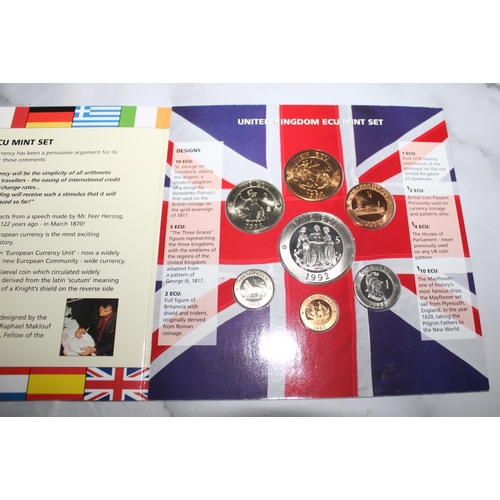 512 - UK ECU MINT SET 1992