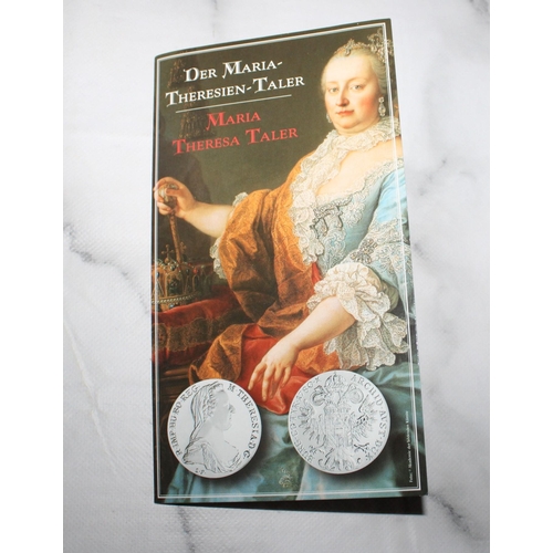 516 - Maria Theresa Taler Coin in Folder