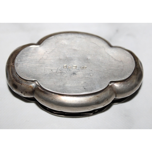 307 - Silver Hallmarked Container 
Length-10.5cm