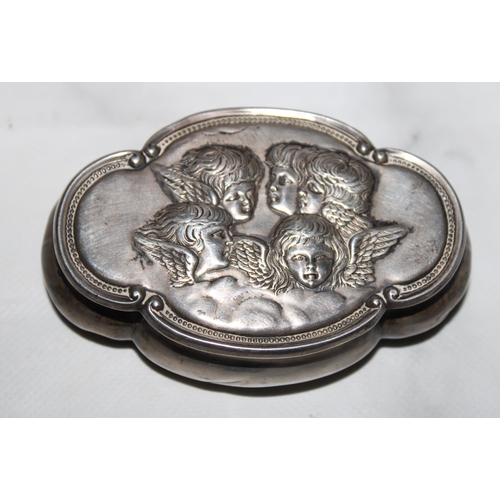 307 - Silver Hallmarked Container 
Length-10.5cm