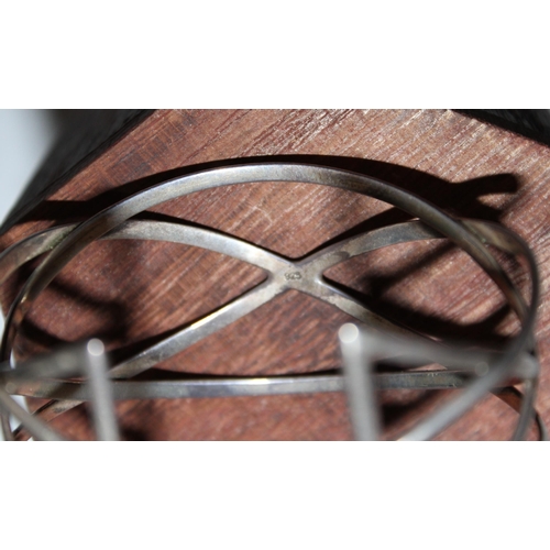 314 - Silver Stamped 925 Bangle