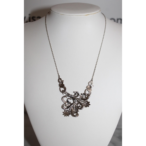 327 - Silver Hallmarked Necklace