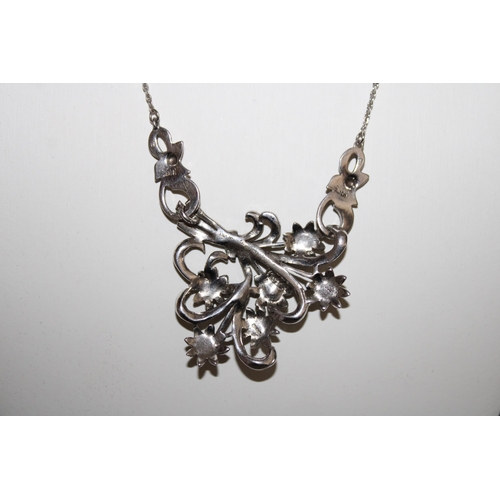 327 - Silver Hallmarked Necklace