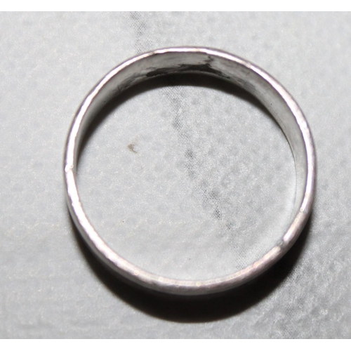 334 - Silver Ring Size Y No Hallmarks