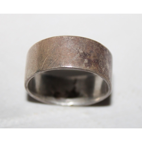 334 - Silver Ring Size Y No Hallmarks