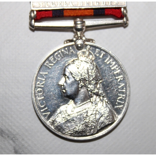 193 - Queens South Africa Medal with 7 Bars - LANCS FUS - GHOST DATES

Medal named to 3007 PTE S FARRINGTO... 