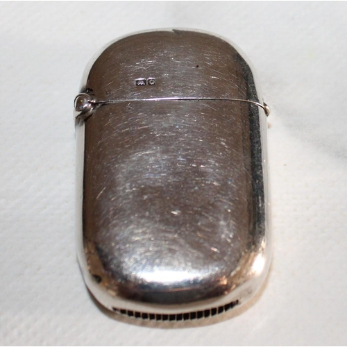 346 - Silver Hallmarked Match Stick Holder (Initialed M)
Length-5cm