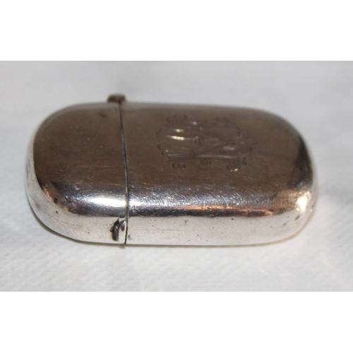 346 - Silver Hallmarked Match Stick Holder (Initialed M)
Length-5cm