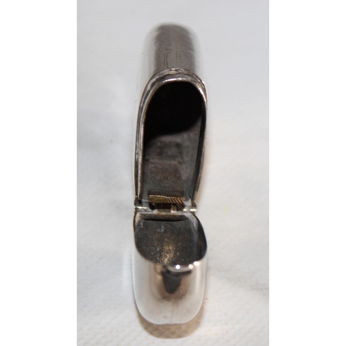 346 - Silver Hallmarked Match Stick Holder (Initialed M)
Length-5cm