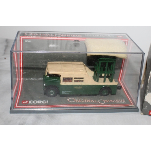 614 - 3 x Corgi & Omnibus Collectable Vehicles