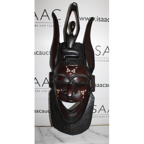 117 - Large Wooden African Mask

Measures 65cm Tall