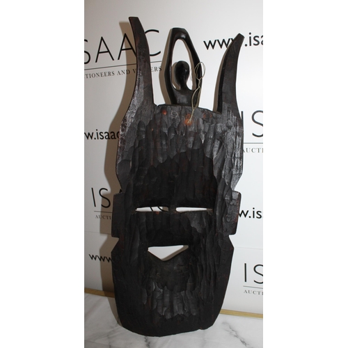 117 - Large Wooden African Mask

Measures 65cm Tall