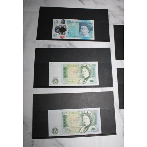 437 - Early Issue UK Bank Notes

5 pound note is AA serial number.