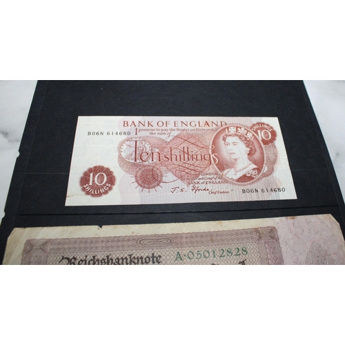 438 - Two Currency Notes( 10 Shilling and German Mark Notes)