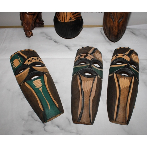 123 - Quantity of African Collectable Mask Items

Tallest measures 37cm