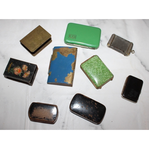 583 - Quantity of Matchbox / Trinket Cases / Boxes