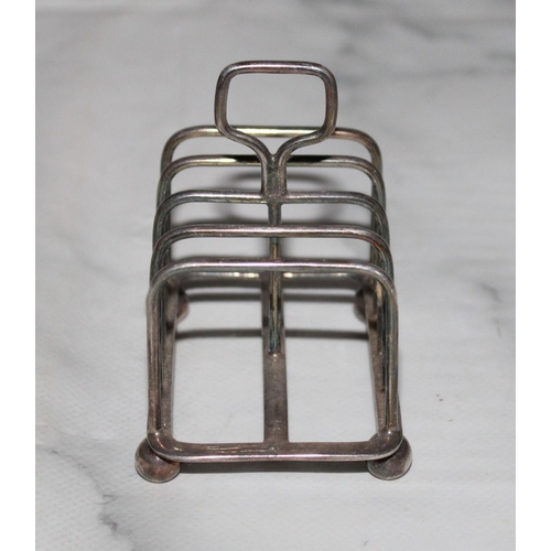 379 - Silver Hallmarked Toast Rack