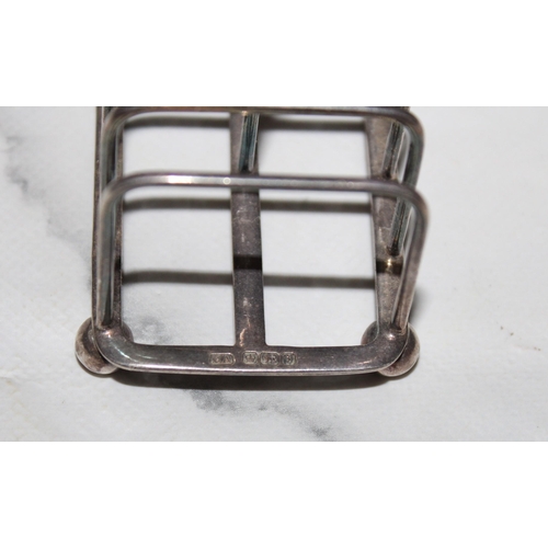 379 - Silver Hallmarked Toast Rack