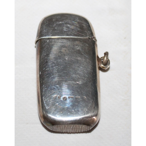 381 - Silver Match Holder Case